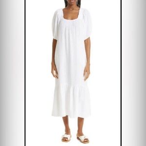 XIRENA Sofia Cotton Gauze Midi Dress Sz XS
